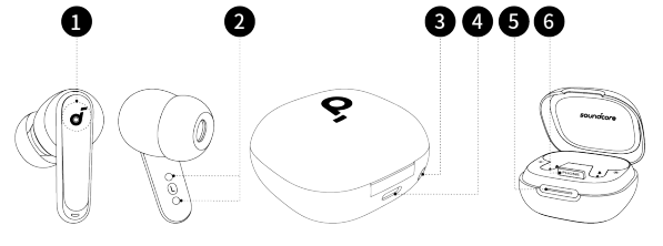 Soundcore P40i Earbuds-PRODUCT-A