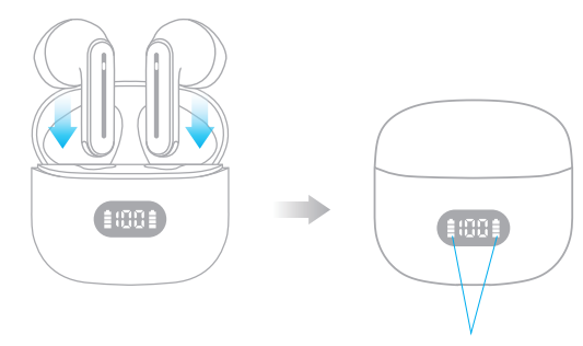 Capoxo H06 Earbuds-Earbuds Charging