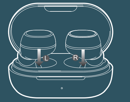 Boat Airdopes 171 Twin Wireless Earbuds-Charging The Earbuds
