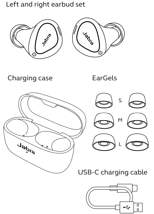 Jabra Elite 3 Active Buds- Replacement accessories