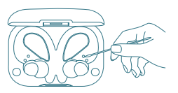 Pocbuds T60 True Wireless Earbuds-Care for your earbuds