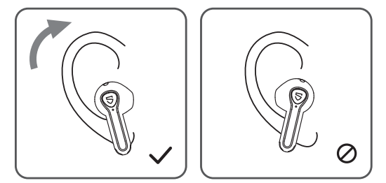 Soundpeats Air3 Deluxe HS Wireless Earbuds-wearing