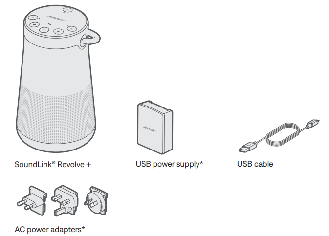 Bose Soundlink Revolve+ Speaker-Unpacking