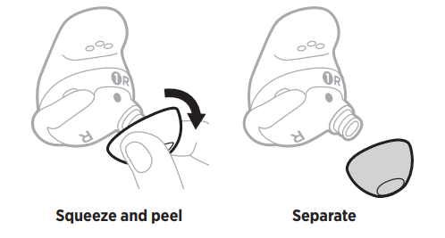 Bose QuietComfort Earbuds II-CHANGE THE EARTIPS A