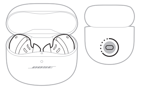 Bose QuietComfort Earbuds II-REBOOT THE EARBUDS AND CHARGING CASE