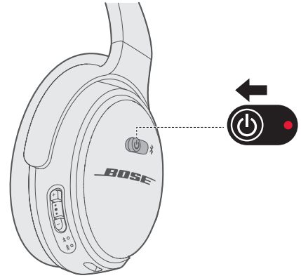 Bose QuietComfort 35 Wireless Headphones II-control