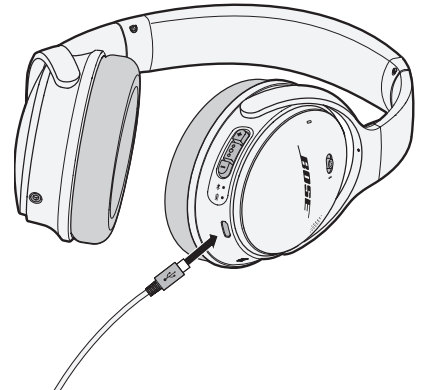 Bose QuietComfort 35 Wireless Headphones-Connecting the USB cable