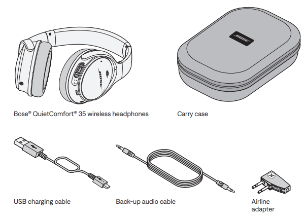 Bose QuietComfort 35 Wireless Headphones-Unpacking
