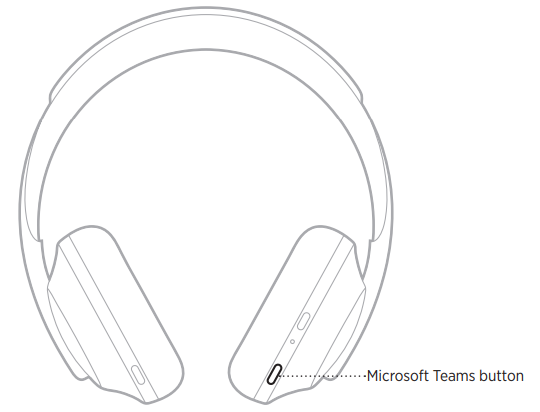 Bose Headphones 700 UC-USE THE MICROSOFT TEAMS BUTTON