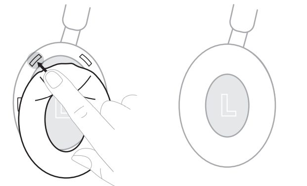 Bose QuietComfort Ultra Headphones (2nd Gen)-SERIAL NUMBER LOCATION D