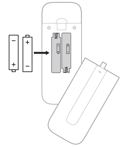 Bose Smart Soundbar 900-INSTALL THE REMOTE BATTERIES B