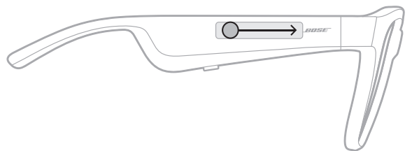 Bose Frames Tenor Audio Sunglasses control -b