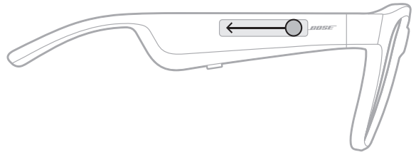 Bose Frames Tenor Audio Sunglasses control -c