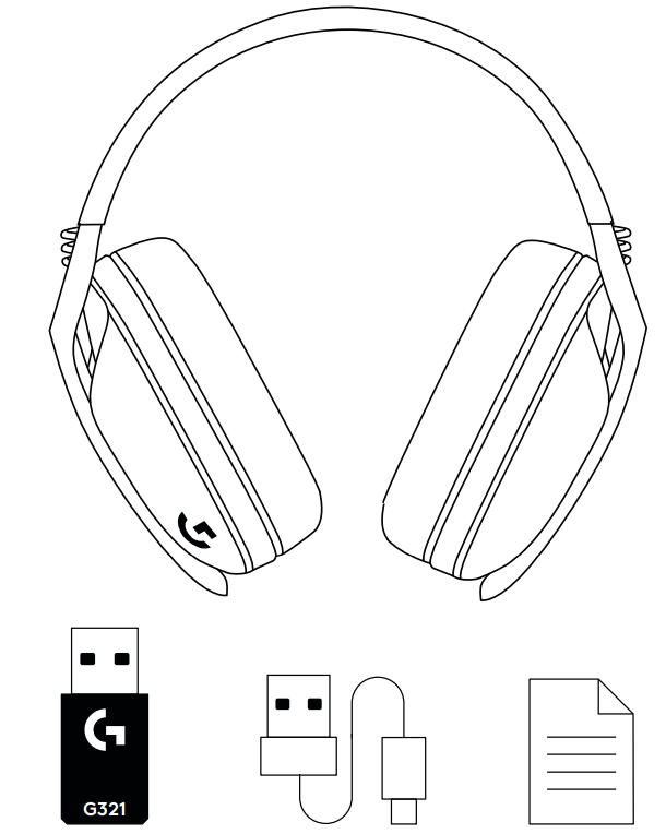 Logitech G321 LightSpeed Wireless Gaming Headset-INBOX