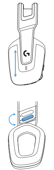 Logitech G G535 LightSpeed Wireless Gaming Headset-SETUP INSTRUCTIONS A