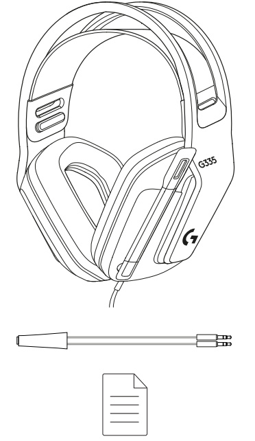 Logitech G335 Wired Gaming Headset-INBOX
