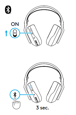 Logitech G G522 LightSpeed Headset-connect