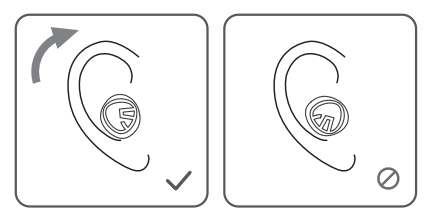 Soundpeats Mini HS Wireless Earbuds-Wearing
