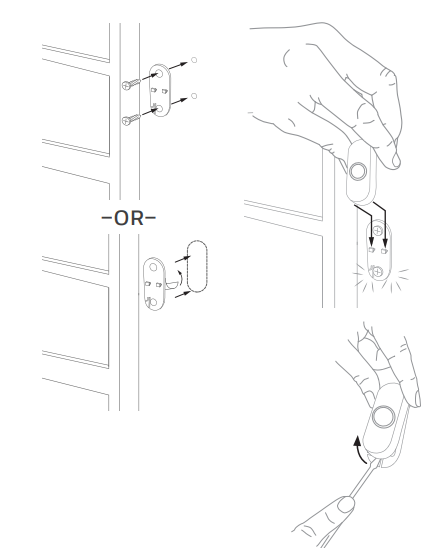 Honeywell Plug-In Wireless Doorbell-Install Push Button