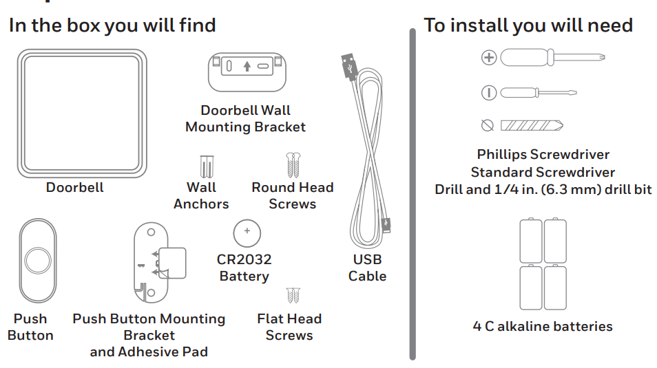 Honeywell Portable Wireless Doorbell RDWL917AX2000-product-a