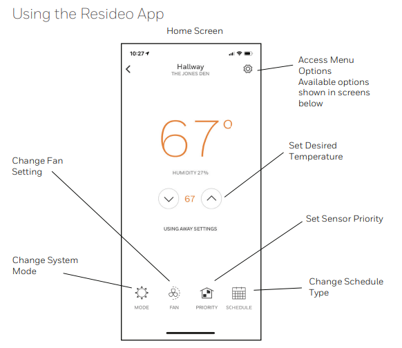 Honeywell T9 Smart Thermostat with Smart Room Sensor-b