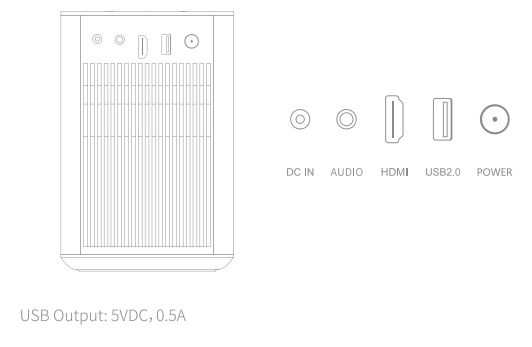 XGIMI Halo+ Portable Projector-overview-a