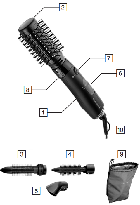 Remington Volume & Curl AS7051-PARTS