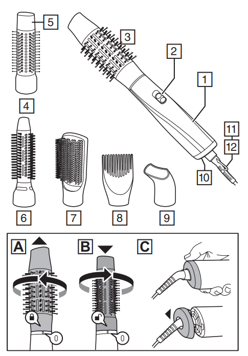 Remington Blow Dry & Style Caring 1200W Airstyler AS7700-product-a