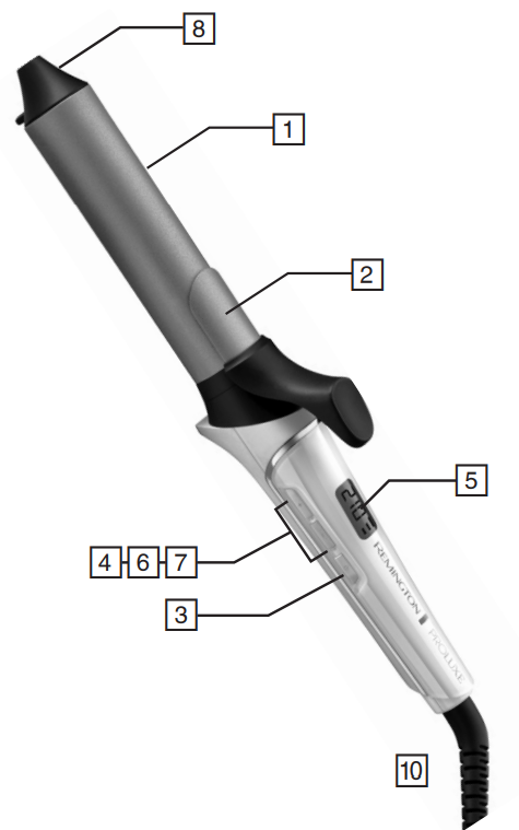 Remington Pro-Luxe Hair Curling Tong CI9132-product-a