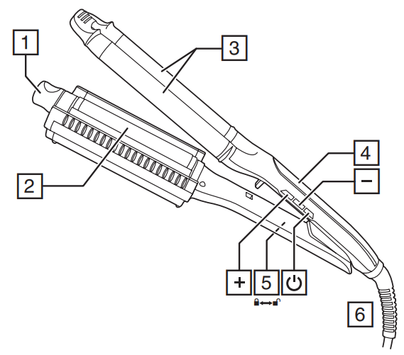 Remington Proluxe 4-in-1 Adjustable Waver CI91AW-PARTS A
