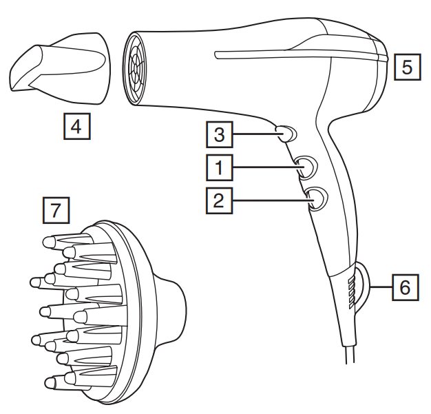 Remington Mineral Glow Hairdryer D5408-PRODUCT-A