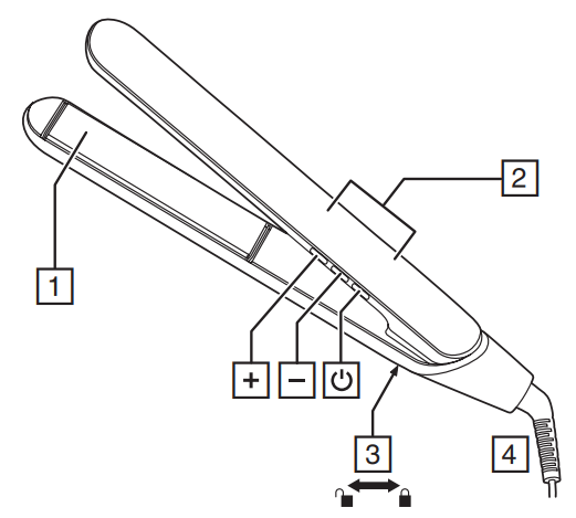 Remington Shea Soft Straightener S4740-PARTS