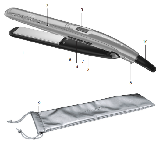 Remington Wet 2 Straight S7300-KEY FEATURES