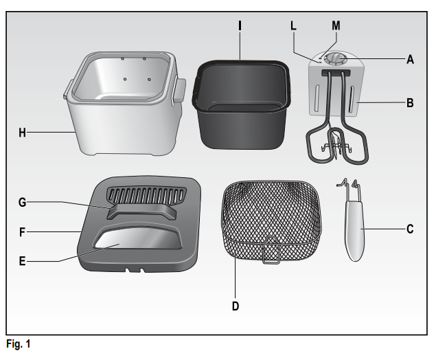 ariete Easy Fry Air Fryer 4611-product-a