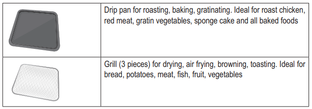Ariete Airy Fryer Oven 4619-INSTRUCTIONS FOR USE A