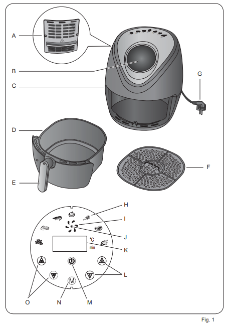 Ariete Airy Fryer Digital 4616-product-a
