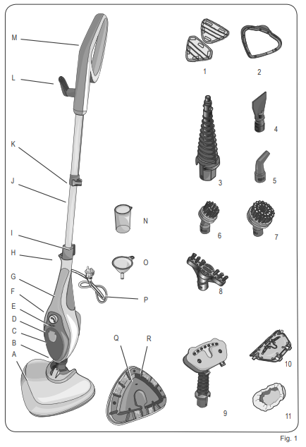Ariete Steam Mop 10-in-1 4164-FIG-A