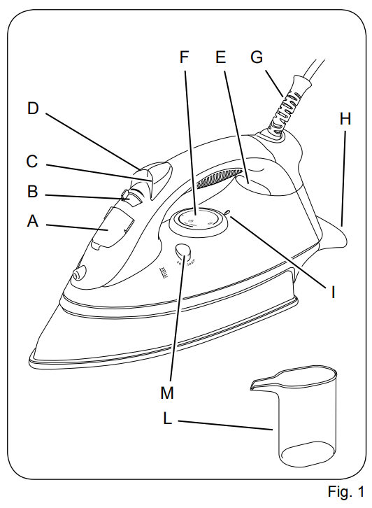 Ariete Steam Iron 6207-FIG-1