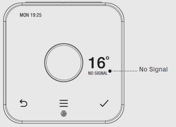Hive Active Heating Thermostat-No signal