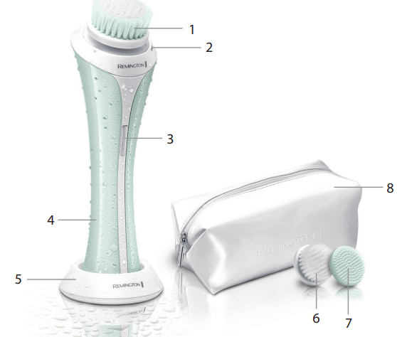 Remington Reveal Facial Cleansing Brush FC1000-KEYS