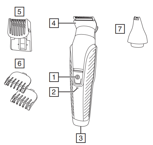 Remington G2 Graphite Series Personal Groomer PG2000-PRODUCT-A
