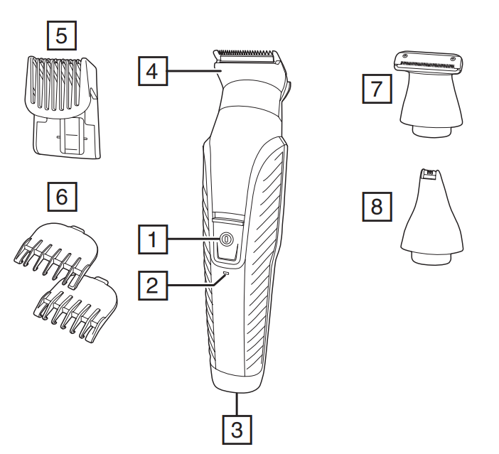Remington G3 Graphite Series Personal Groomer PG3000-PRODUCT-A