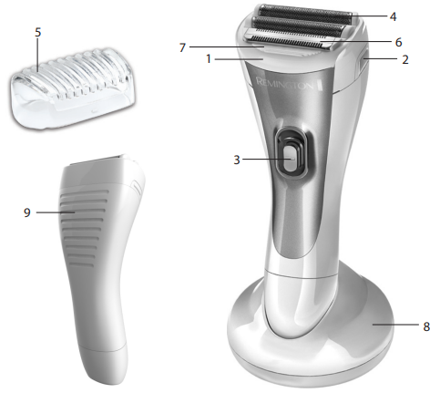 Remington Cordless Ladyshaver WDF4840-fig-a