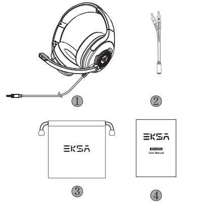 Eksa AirComfy Gaming Headset-fig-A