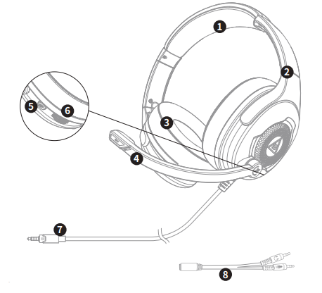 Eksa AirComfy Gaming Headset-fig-D