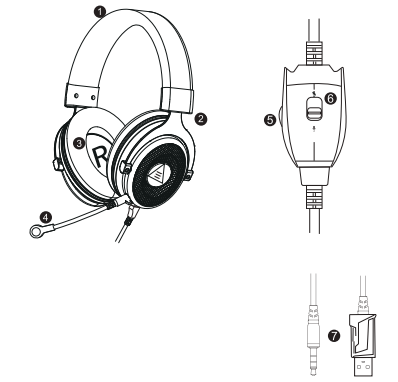 Eksa E900DL Gaming Headset-FIG-A