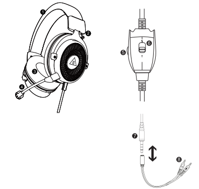 Eksa E900 Gaming Headset-FIG-A