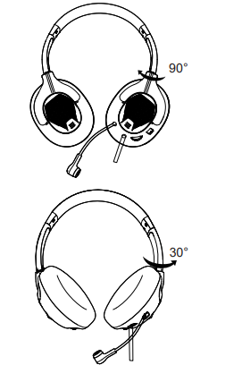 Eksa Air Joy Stereo Sound Gaming Headset-fig-b
