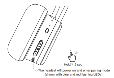 Koss CS340BT QZ Communication Headset-fig-e