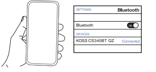 Koss CS340BT QZ Communication Headset-fig-f